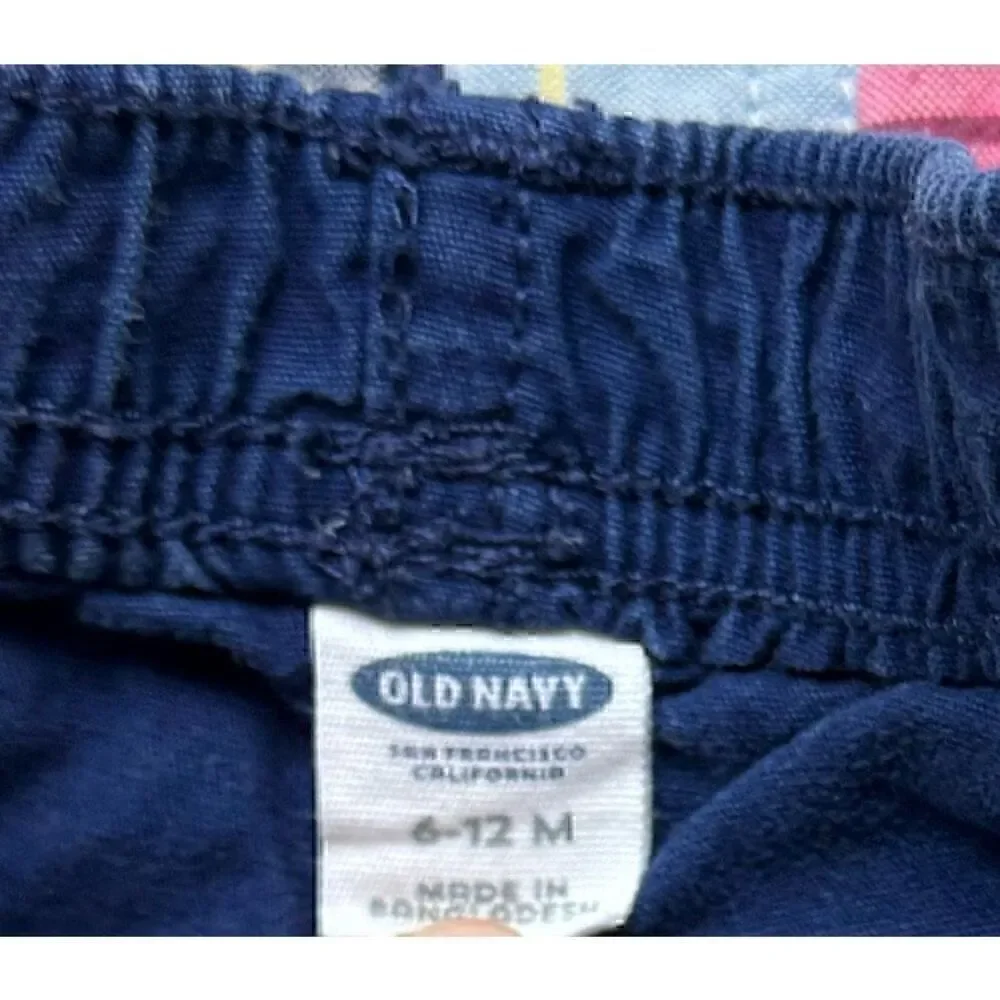 EUC 6 piece 0-12 Months Boys Shorts Bundle by Carter’s, Genuine Baby & Old Navy
